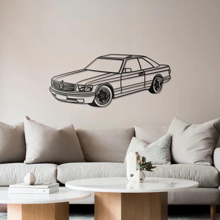 MERCEDES W126 SEC 1989 ANGLE