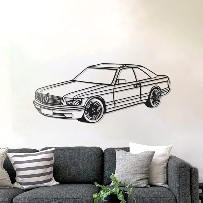 MERCEDES W126 SEC 1989 ANGLE