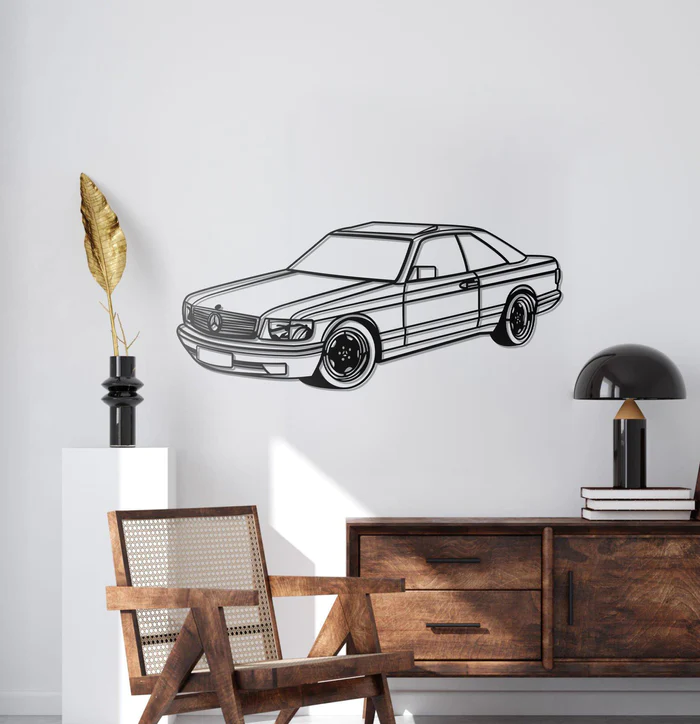 MERCEDES W126 SEC 1989 ANGLE