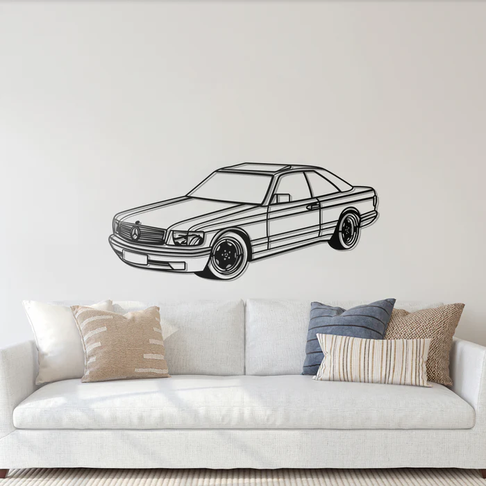 MERCEDES W126 SEC 1989 ANGLE