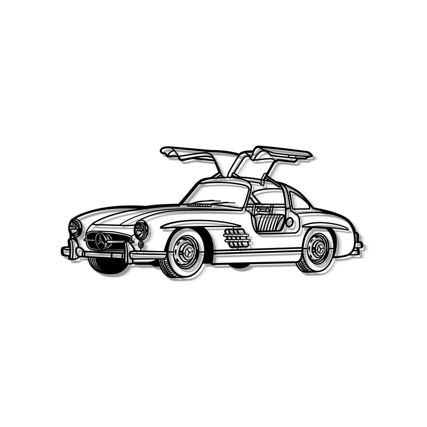 MERCEDES 300SL ANGLE