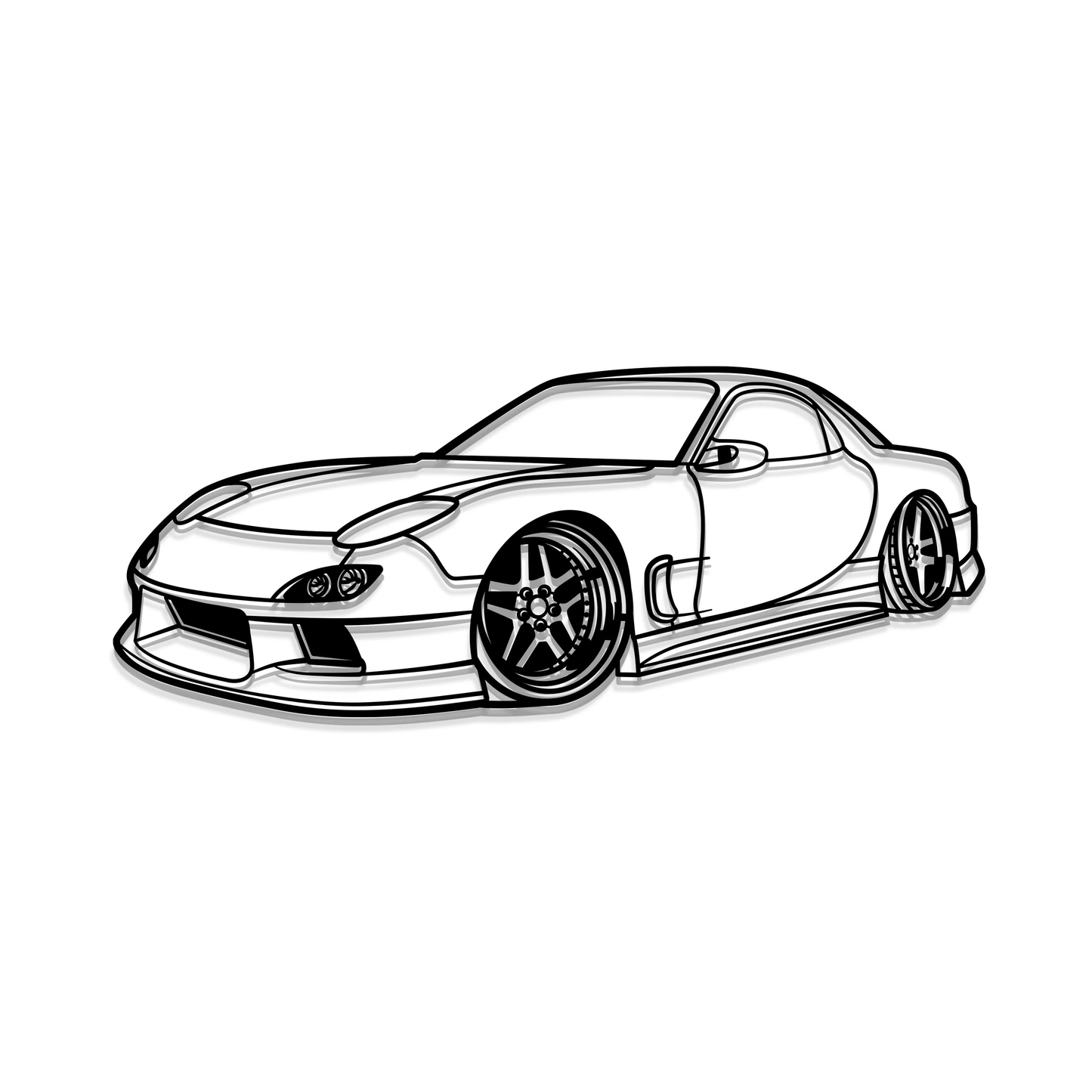 MAZDA RX-7 STANCE ANGLE