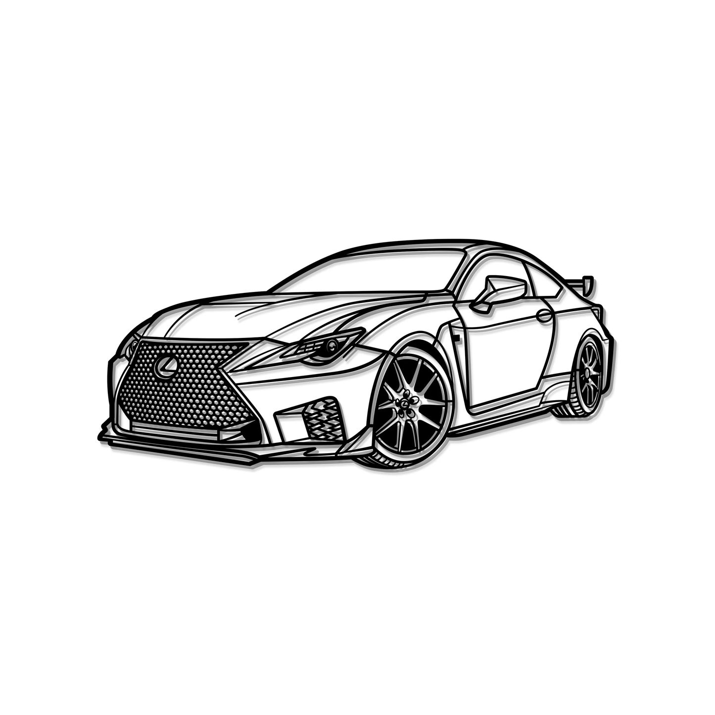 LEXUS RC F ANGLE