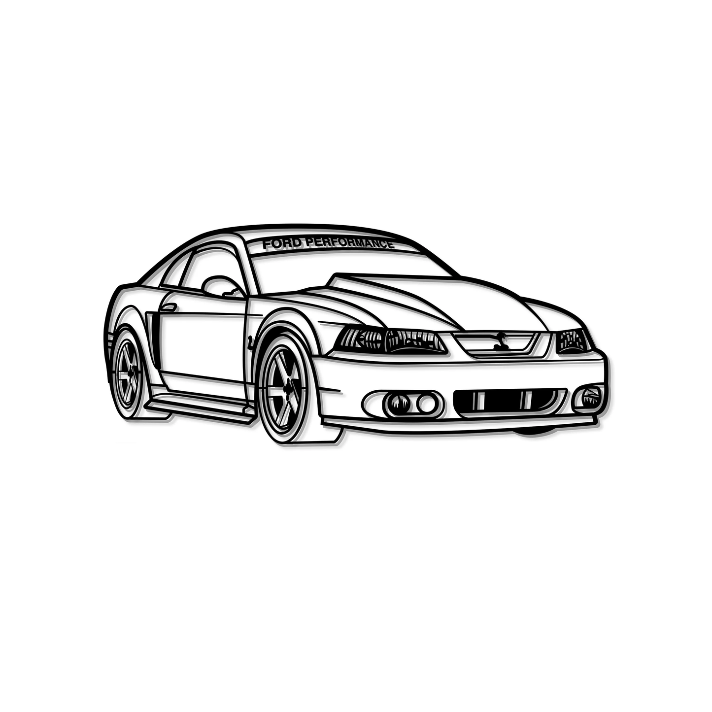 FORD MUSTANG GT 2002 ANGLE