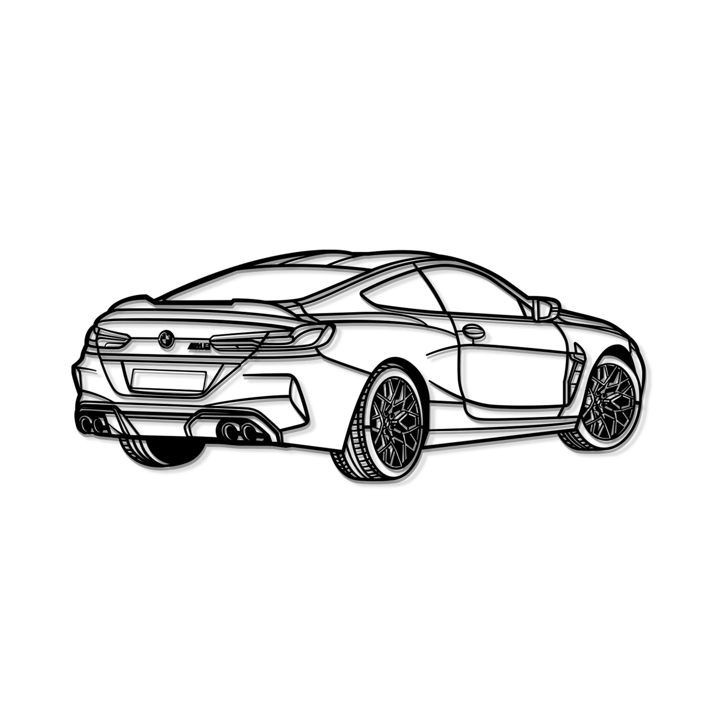 BMW 2020 M8 COMPETITION ANGLE