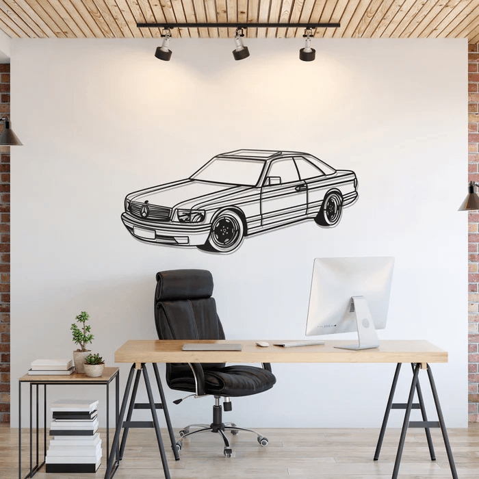 MERCEDES W126 SEC 1989 ANGLE